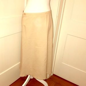 Lace trimmed Midi Skirt